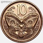 سکه 10 سنت نیوزلند 2020 (AU)