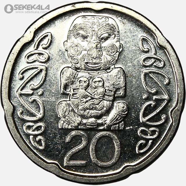 سکه خارجی کلکسیونی coin collection store 040621 (193) سکه 20 سنت نیوزلند 2006 (AU)