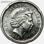 سکه 20 سنت نیوزلند 2008 (AU)