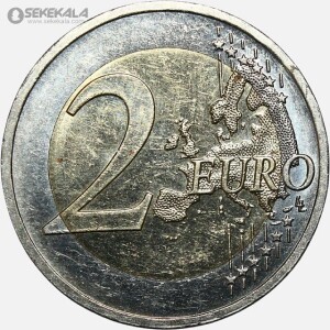 سکه 2 یورو لتونی 2014 (AU)