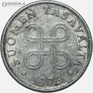 سکه 1 پنیا فنلاند 1973