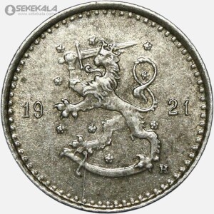 سکه 25 کمیاب فنلاند 1921