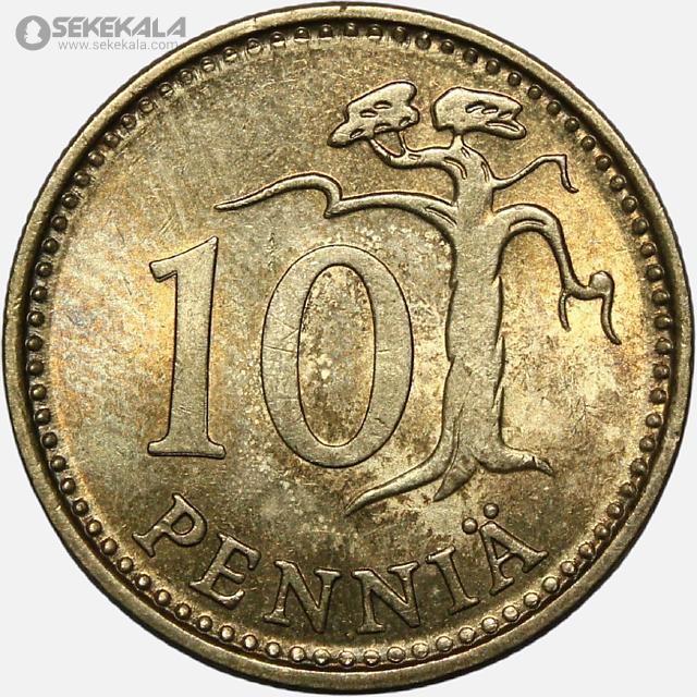 سکه 10 پنیا فنلاند 1978 (UNC)