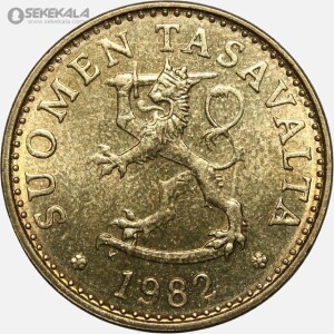سکه 20 پنیا فنلاند 1982 (UNC)