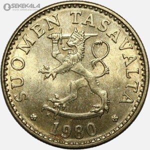 سکه 20 پنیا فنلاند 1980 (UNC)