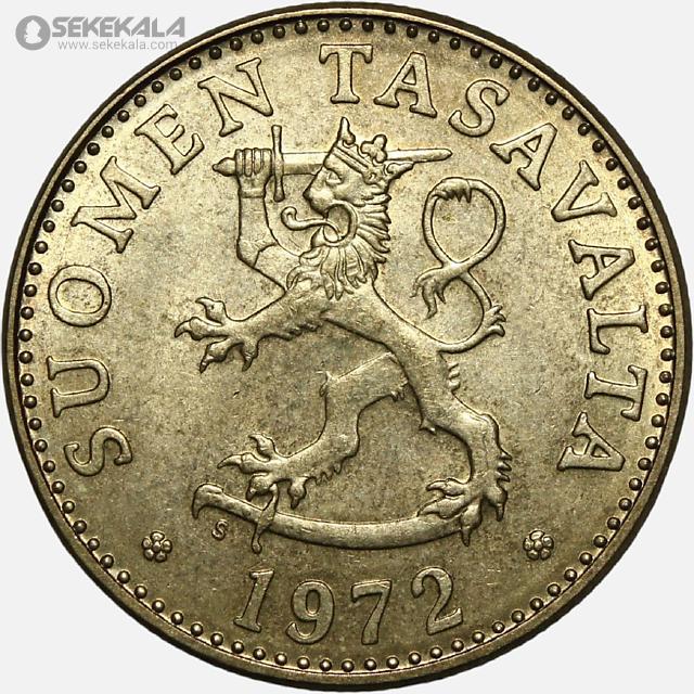 سکه خارجی کلکسیونی coin collection store 040621 (314) سکه 50 پنیا فنلاند 1972 (AU)