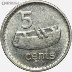 سکه 5 سنت کمیاب فیجی 2010