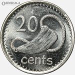 سکه 20 سنت کمیاب فیجی 2009 (AU)