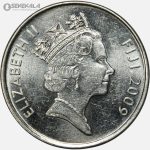 سکه 20 سنت کمیاب فیجی 2009 (AU)