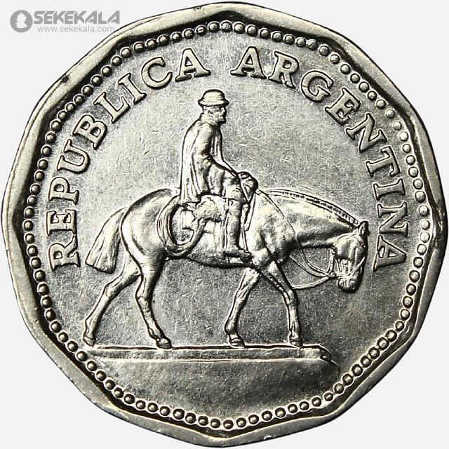 سکه خارجی کلکسیونی coin collection store 040621 (53) سکه 10 پزو آرژانتین 1963