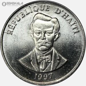 سکه کمیاب 5 سنتیم هاییتی 1997 (UNC)