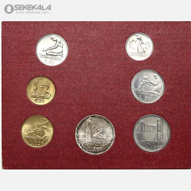 coin collection stoer sekekala.com040716 (16) پک سکه های کمیاب واتیکان 1978 (500 لیره نقره)