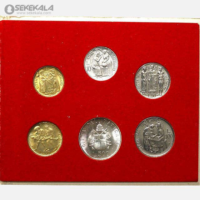 coin collection stoer sekekala.com040716 (20) پک سکه های کمیاب واتیکان 1981 (500 لیره نقره)