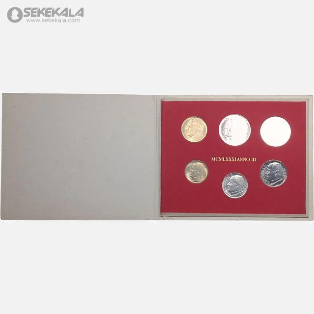 coin collection stoer sekekala.com040716 (30) پک سکه های کمیاب واتیکان 1980 (500 لیره نقره)