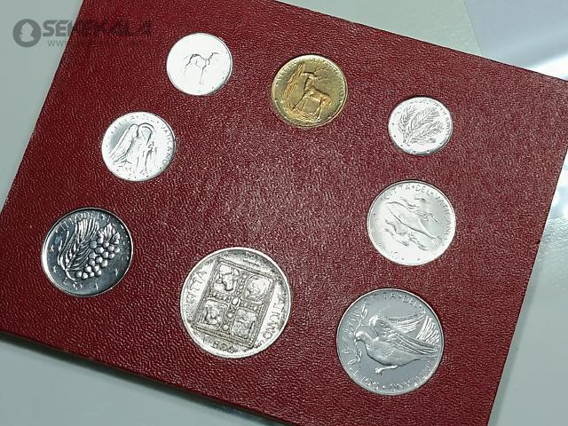 coin collection stoer sekekala.com040716 (34) پک سکه های کمیاب واتیکان 1977 (500 لیره نقره)