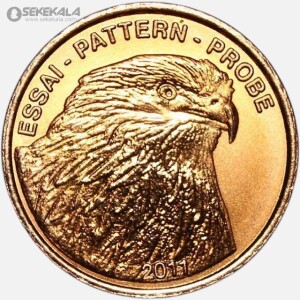 سکه کمیاب 1 زروس لیختن اشتاین 2011 (نمونه)