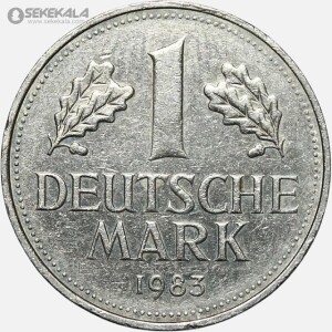 سکه 1 مارک آلمان 1983