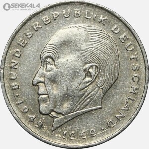 سکه 2 مارک یادبودی آلمان 1969