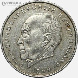 سکه 2 مارک یادبودی آلمان 1973