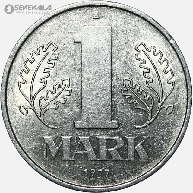 coin collection store rare coin www.sekekala.com040717 (151) سکه 1 مارک آلمان شرقی 1977 (AU)