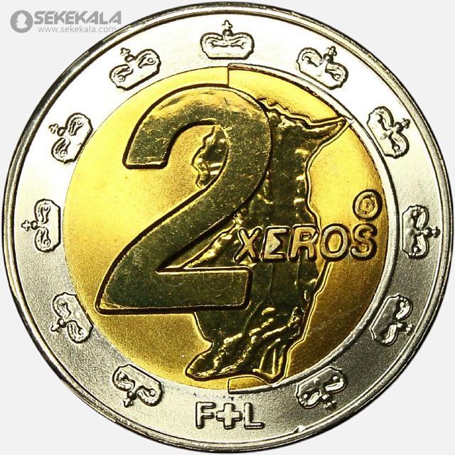 coin collection store rare coin www.sekekala.com040717 (16) سکه 2 Xeros لیختن اشتاین 2011 (نمونه)(UNC)