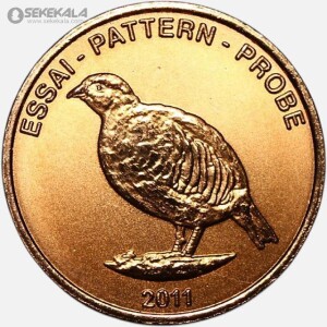 سکه 2 زیروس لیختن اشتاین 2011 (نمونه)(UNC)