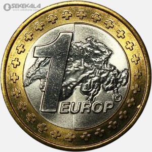 سکه 1 Europ سوئیس 2003 (نمونه)(UNC)