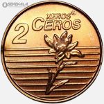 سکه 2 زیروس لیختن اشتاین 2011 (نمونه)(UNC)