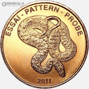 سکه 5 Xeros Ceroc لیختن اشتاین 2011 (نمونه)(UNC)