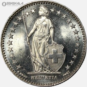 سکه 2 فرانک سوئیس 2012 (UNC)