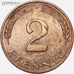 سکه 2 فنیگ آلمان 1990 (AU)