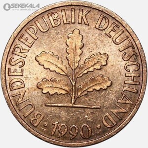 سکه 2 فنیگ آلمان 1990 (AU)