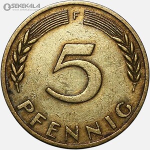 سکه 5 فنیگ آلمان 1950