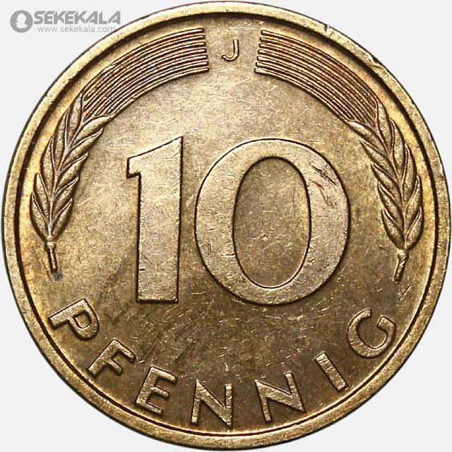 coin collection store rare coin www.sekekala.com040717 (97) سکه 10 فنیگ آلمان 1994 (AU)