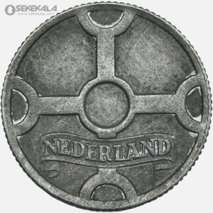 سکه 1 سنت هلند 1944 (ملکه ویلهلمینا)