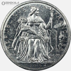 سکه 2 فرانک کالدونیا 2015 (مستعمرات فرانسه)(UNC)