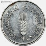 سکه 1 سنتیم فرانسه 1965 (جمهوری پنجم)(AU)