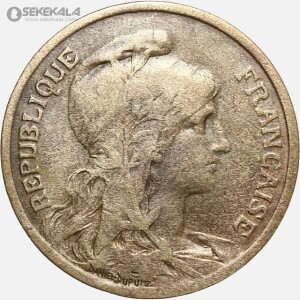 سکه 10 سنتیم فرانسه 1916 (جمهوری سوم)