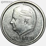 سکه 1 فرانک بلژیک 1996 (BELGIQUE)(آلبرت دوم)(AU)