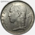 سکه 1 فرانک بلژیک 1973 (BELGIË)(AU)