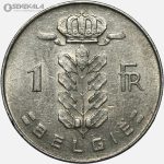 سکه 1 فرانک بلژیک 1973 (BELGIË)(AU)