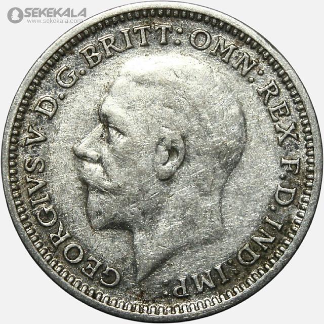 coin colletion store sekekala.comسکه خارجی 040704 (522) سکه 3 پنس نقره انگلیس 1932 (جرج پنجم)