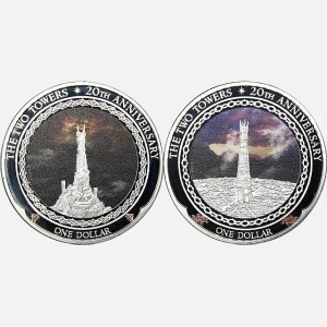 پک پروف ست سکه های 1 دلار یادبودی نیوزیلند 2022 (ارباب حلقه‌ها)