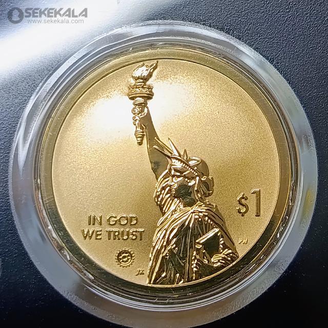 Coin collection proof www.sekekala.com040814 (5) پروف ست سکه 1 دلاری نوآوری آمریکا 2023 (Reverse Proof)