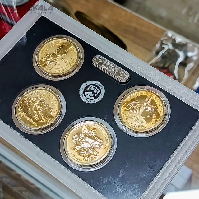 Coin collection proof www.sekekala.com040814 (6) پروف ست سکه 1 دلاری نوآوری آمریکا 2023 (Reverse Proof)