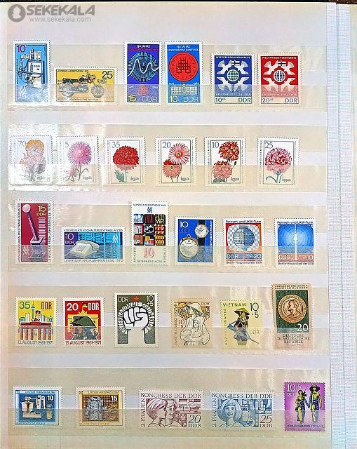 STAMP collection www.sekekala.com.040819 (20) مجموعه بینظیر 440 عدد تمبر های آلمان شرقی (به همراه آلبوم آلمانی)