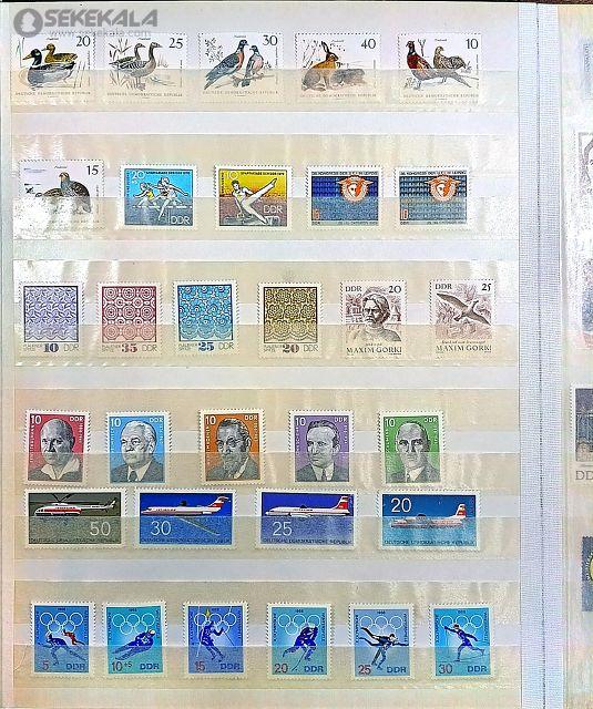 STAMP collection www.sekekala.com.040819 (22) مجموعه بینظیر 440 عدد تمبر های آلمان شرقی (به همراه آلبوم آلمانی)