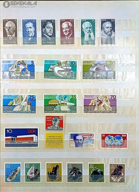 STAMP collection www.sekekala.com.040819 (25) مجموعه بینظیر 440 عدد تمبر های آلمان شرقی (به همراه آلبوم آلمانی)