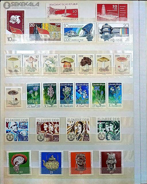 STAMP collection www.sekekala.com.040819 (26) مجموعه بینظیر 440 عدد تمبر های آلمان شرقی (به همراه آلبوم آلمانی)