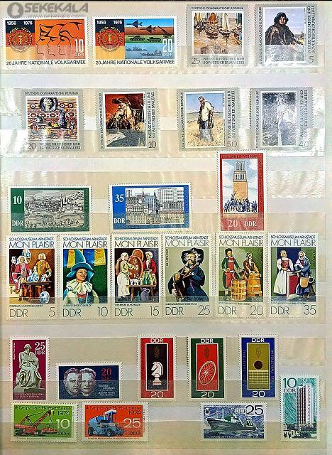 STAMP collection www.sekekala.com.040819 (27) مجموعه بینظیر 440 عدد تمبر های آلمان شرقی (به همراه آلبوم آلمانی)